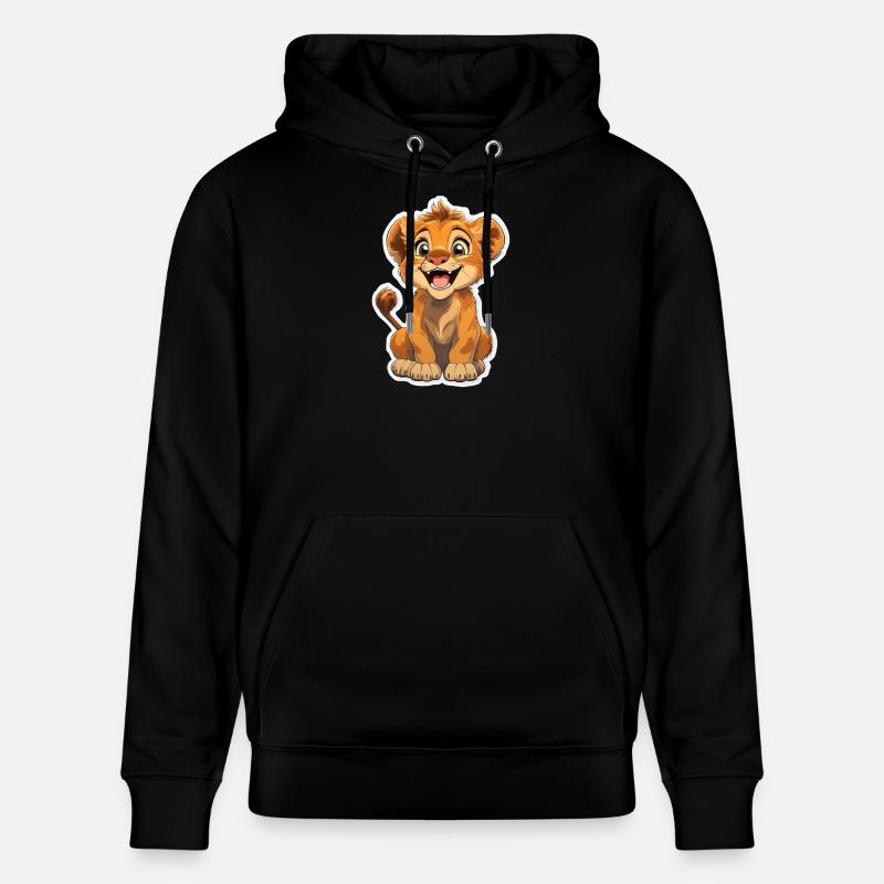 Löwe - Stanley/Stella Unisex Bio-Hoodie CRUISER - Schwarz