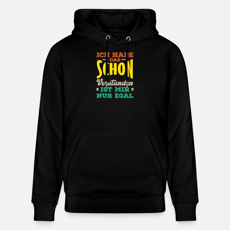 J’ai compris – je m’en fiche, sarcasme - Sweat à capuche bio CRUISER Stanley/Stella Unisexe - noir