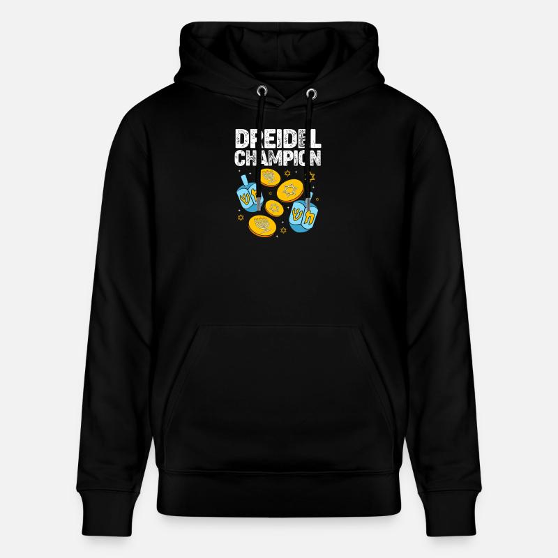 Hanoukka Hanoukka Hanoukka - Sweat à capuche bio CRUISER Stanley/Stella Unisexe - noir