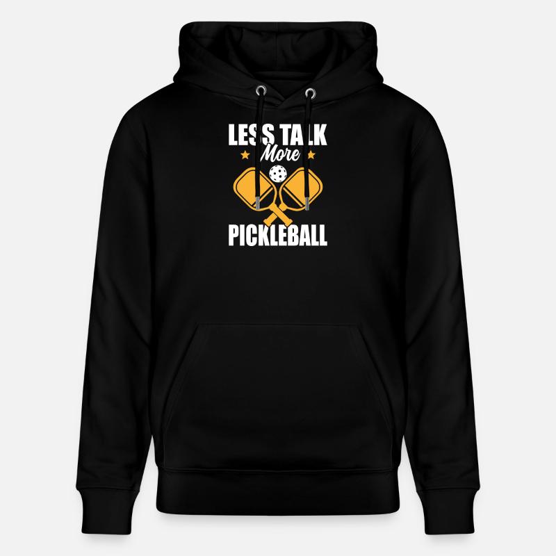 Less Talk More Picklebal - Stanley/Stella Unisex Bio-Hoodie CRUISER - Schwarz