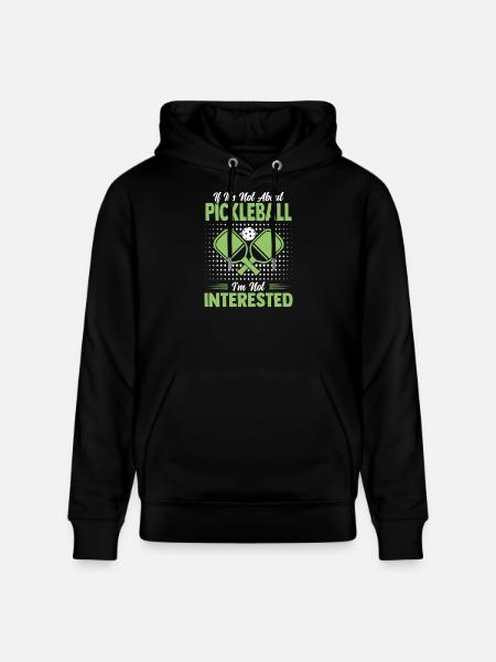 Pickleball Team Paddle Ball Player Gift - Stanley/Stella CRUISER Unisex Organic Hoodie - black