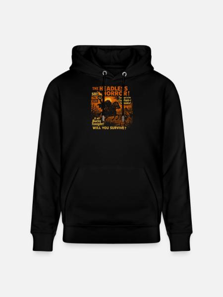 Den hovedløse gyser græskar film plakat halloween - Stanley/Stella CRUISER økologisk unisex-hoodie - sort