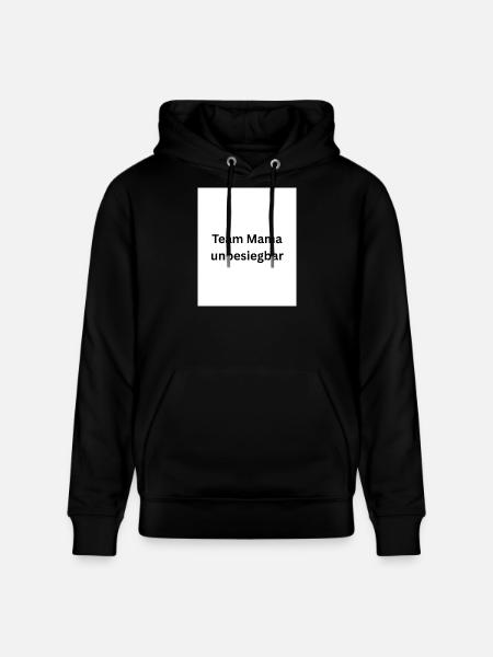 Team Mama Invincible - Stanley/Stella CRUISER Unisex Organic Hoodie - black