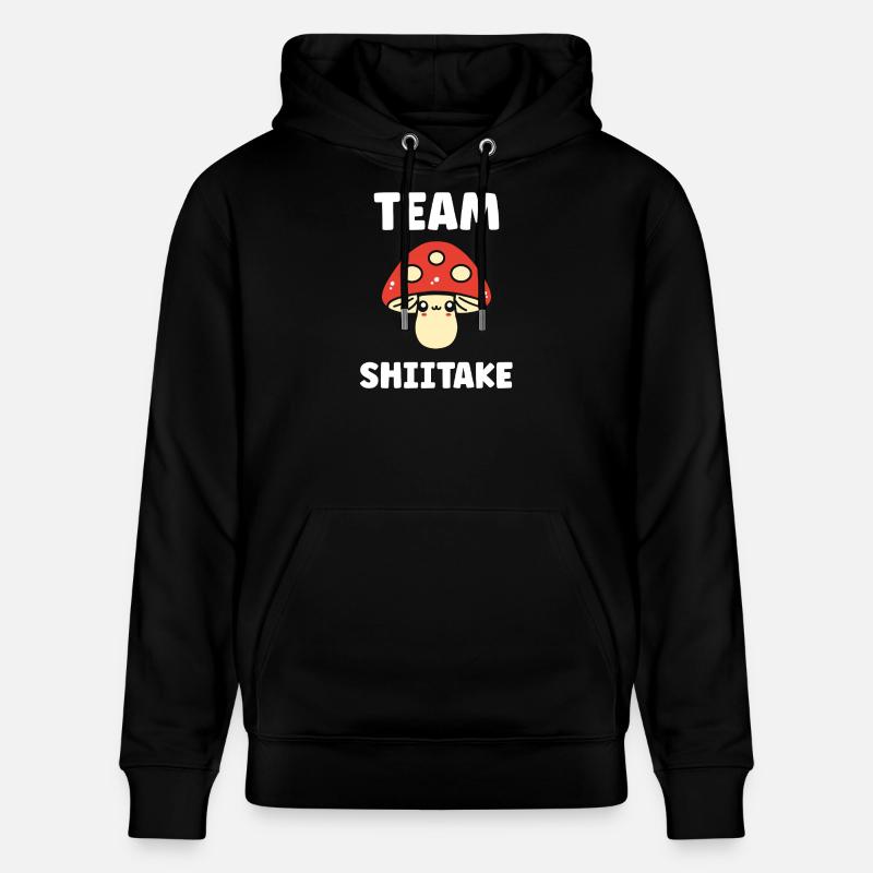Team Shiitake Kawaii Champignon - Sweat à capuche bio CRUISER Stanley/Stella Unisexe - noir