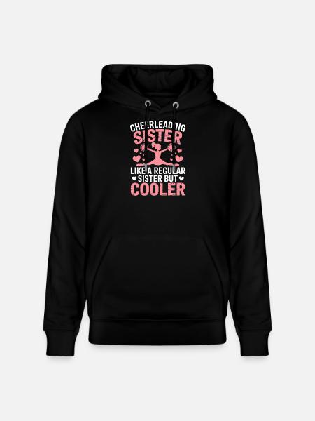 Cheerleader Saying Funny Cheerleader Gift - Stanley/Stella CRUISER Unisex Organic Hoodie - black