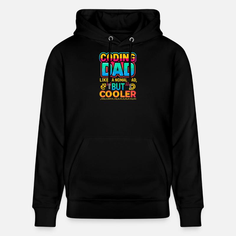 Codage Papa Cooler, Programmeur - Sweat à capuche bio CRUISER Stanley/Stella Unisexe - noir