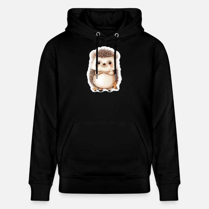 Igel - Stanley/Stella Unisex Bio-Hoodie CRUISER  - Schwarz