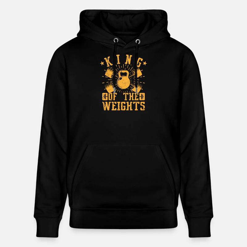 Fitness Motivation Bodybuilder Roi Des Poids - Sweat à capuche bio CRUISER Stanley/Stella Unisexe - noir