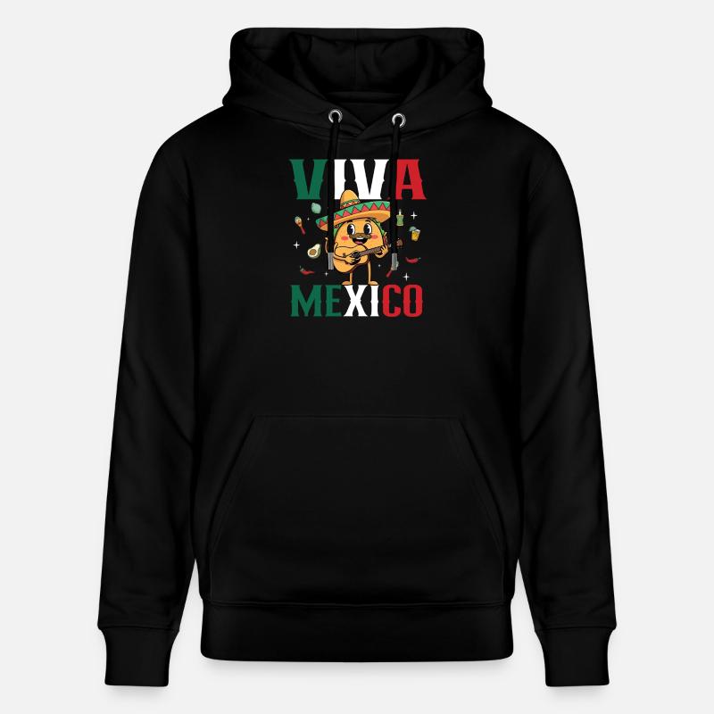 Viva Mexico Taco Party Vibes - Sweat à capuche bio CRUISER Stanley/Stella Unisexe - noir