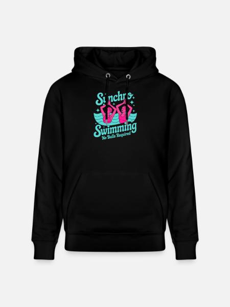 Synchronschwimmen Kunstschwimmen Wassersport - Stanley/Stella Unisex Bio-Hoodie CRUISER - Schwarz