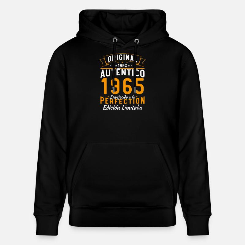 1965 Authentique Édition Limitée - Sweat à capuche bio CRUISER Stanley/Stella Unisexe - noir