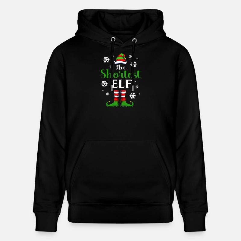 Elfe Elf Weihnachtsgeschenk - Stanley/Stella Unisex Bio-Hoodie CRUISER - Schwarz