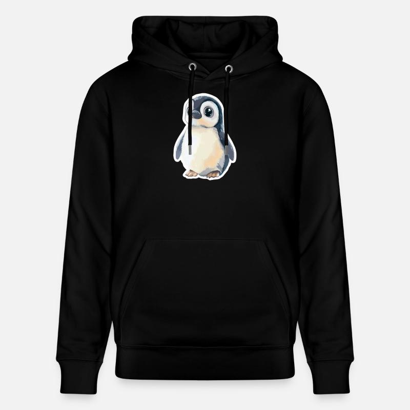 Pingouin - Sweat à capuche bio CRUISER Stanley/Stella Unisexe - noir