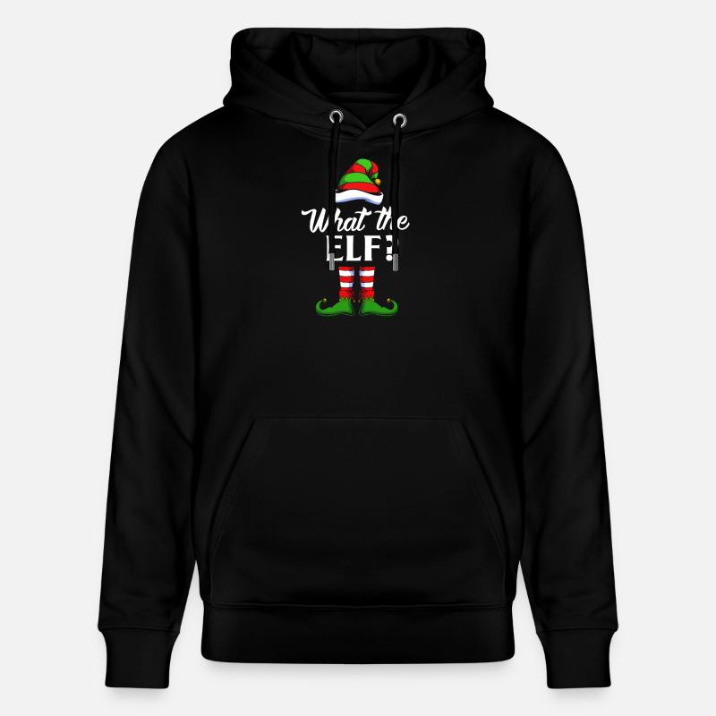 Elfe Elf Cadeau de Noël - Sweat à capuche bio CRUISER Stanley/Stella Unisexe - noir