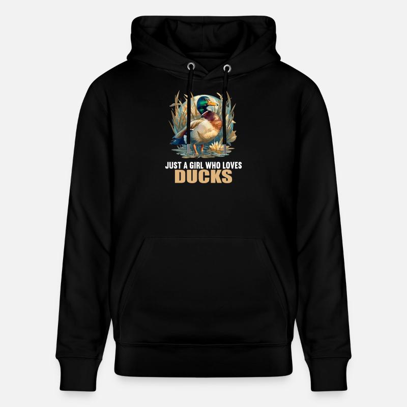 Canards Canard - Sweat à capuche bio CRUISER Stanley/Stella Unisexe - noir