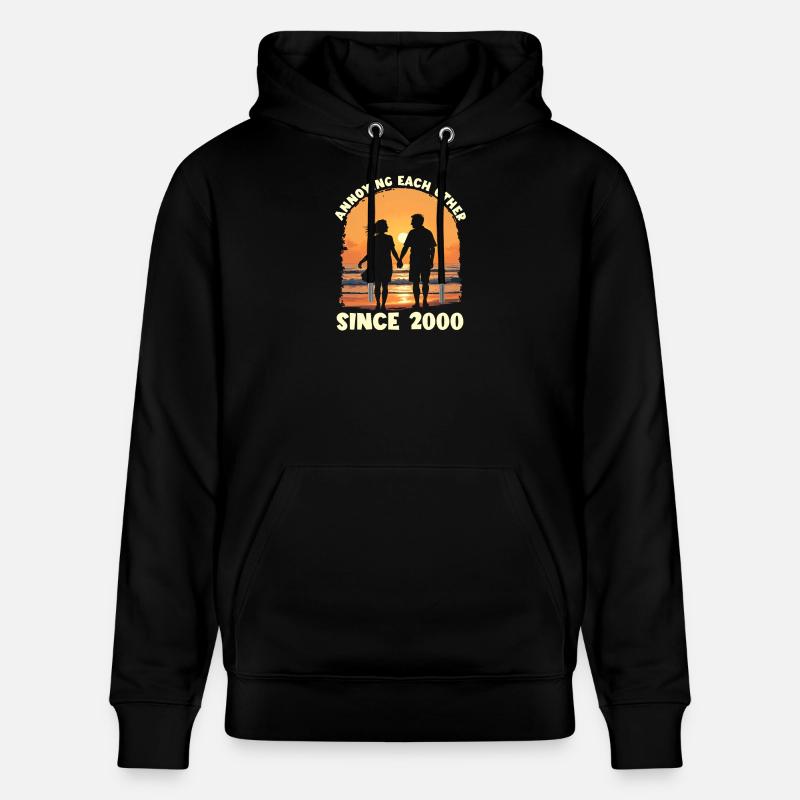 Agacement mutuel depuis le 2000e anniversaire - Sweat à capuche bio CRUISER Stanley/Stella Unisexe - noir