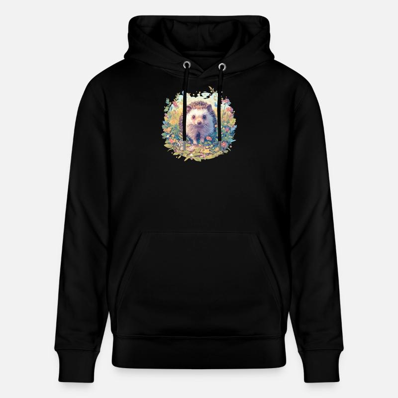 Igel - Stanley/Stella Unisex Bio-Hoodie CRUISER  - Schwarz