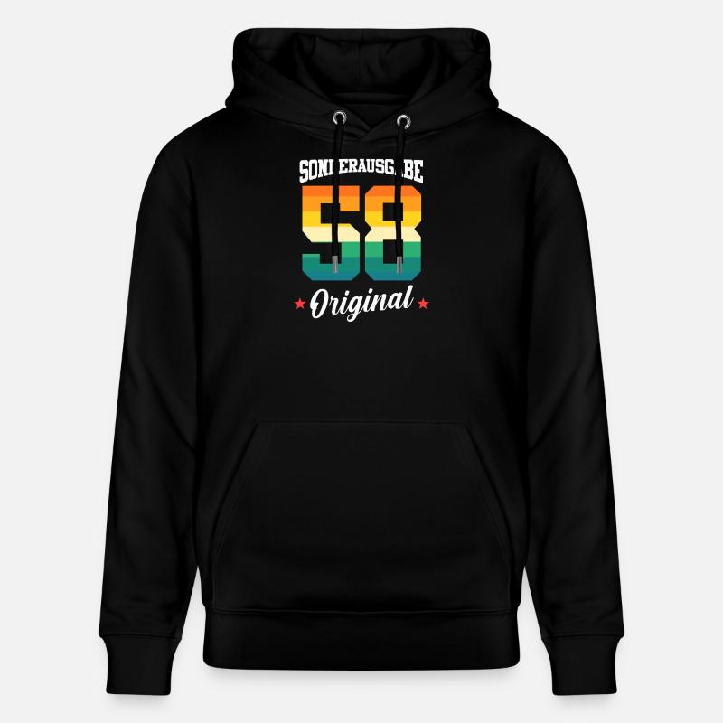 58 Anniversaire - Sweat à capuche bio CRUISER Stanley/Stella Unisexe - noir