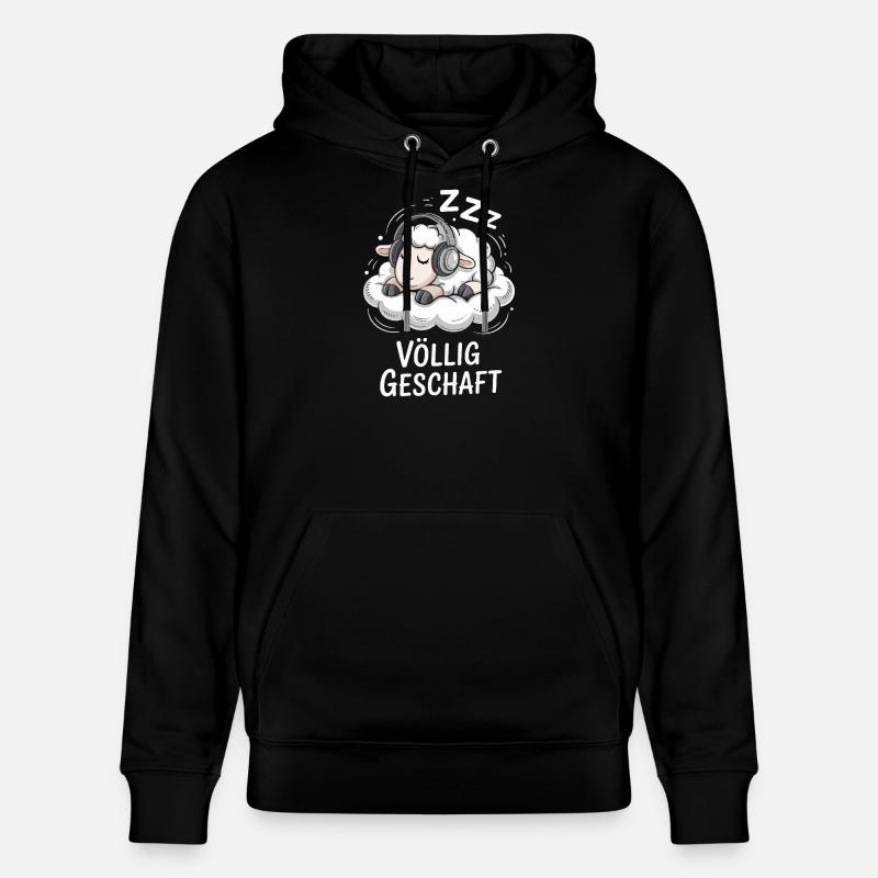 Conception de mouton entièrement réalisée - Sweat à capuche bio CRUISER Stanley/Stella Unisexe - noir