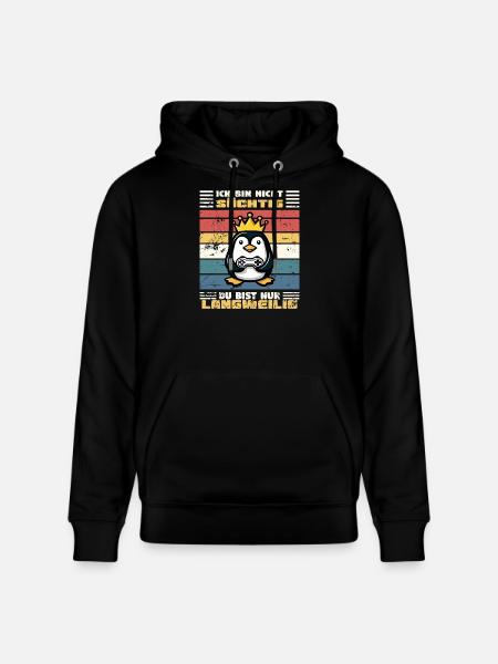 I'm not addicted - gambling - Stanley/Stella CRUISER Unisex Organic Hoodie - black