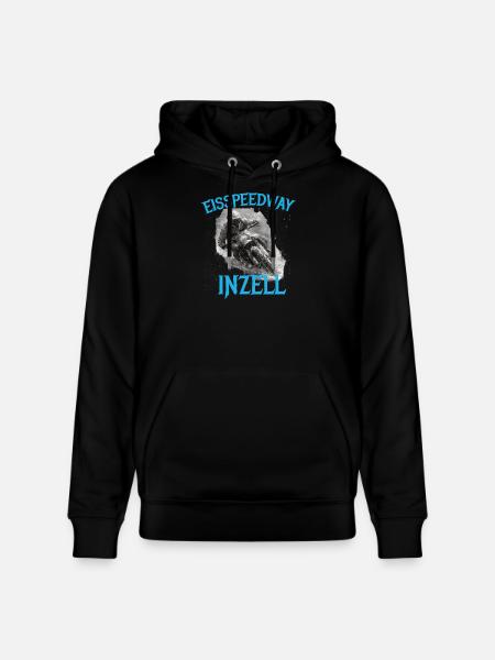 Eisspeedway Inzell – Motorsport Design für Fans - Stanley/Stella CRUISER Unisex Organic Hoodie - black