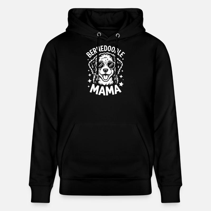 Bernedoodle Spruch Mama Witz Bernedoodle Geschenk - Stanley/Stella Unisex Bio-Hoodie CRUISER  - Schwarz