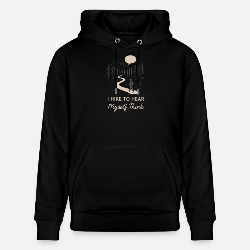 Solo Camping Introverti Campeur Calme - Sweat à capuche bio CRUISER Stanley/Stella Unisexe - noir