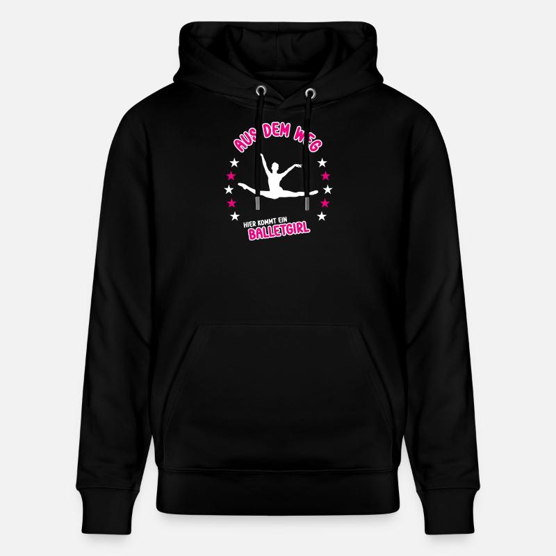Ballet Ballet Ballet Danseuse Ballerine - Sweat à capuche bio CRUISER Stanley/Stella Unisexe - noir