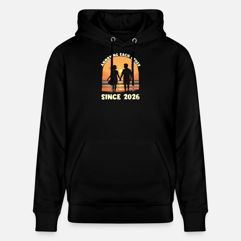 Agacement mutuel depuis l’anniversaire de 2026 - Sweat à capuche bio CRUISER Stanley/Stella Unisexe - noir
