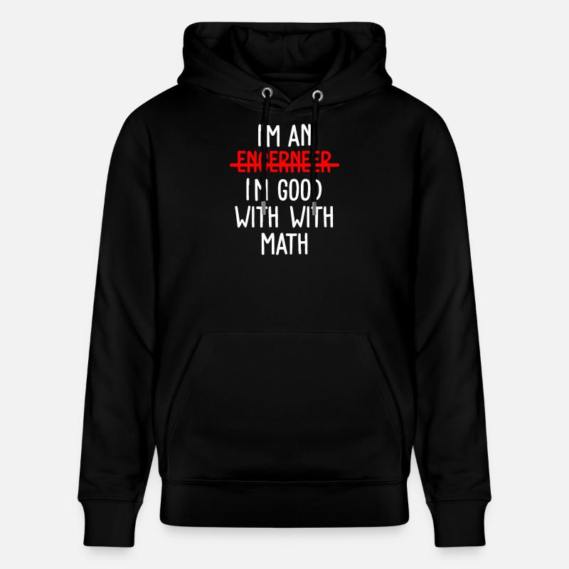 Math Math Math Teacher Mathematician - Stanley/Stella CRUISER Unisex Organic Hoodie - black