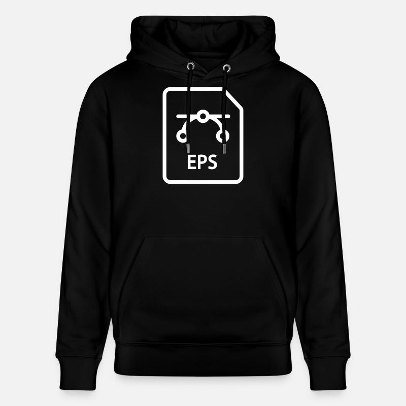 Fichier EPS - Sweat à capuche bio CRUISER Stanley/Stella Unisexe - noir