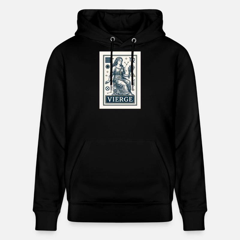 Signe astrologique de la Vierge - Astrologie - Sweat à capuche bio CRUISER Stanley/Stella Unisexe - noir