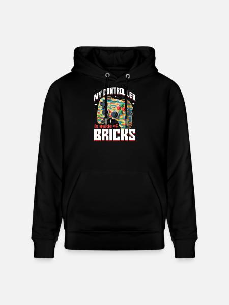 Building Blocks Gamer Gaming Brick Builder - Stanley/Stella Unisex Bio-Hoodie CRUISER - Schwarz