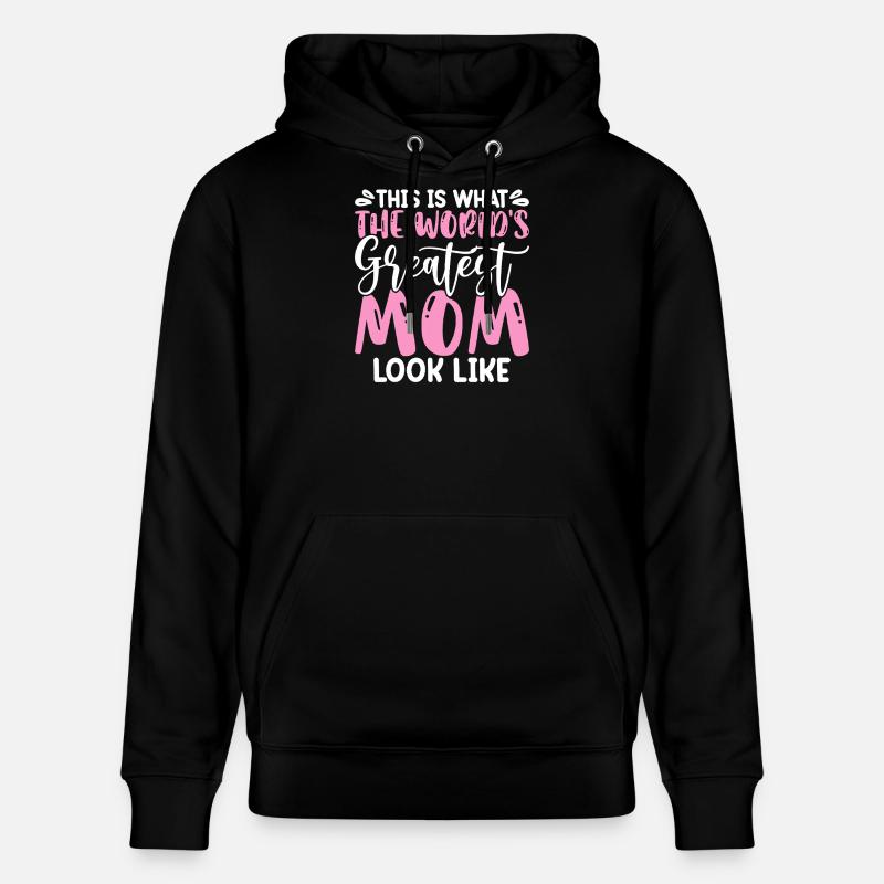 Mama Geschenk Weihnachtsgeschenke   - Stanley/Stella Unisex Bio-Hoodie CRUISER  - Schwarz