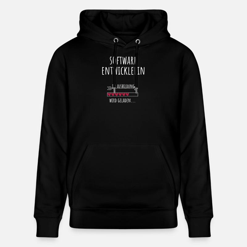 Softwareentwicklerin Informatik Studium Beruf - Stanley/Stella Unisex Bio-Hoodie CRUISER - Schwarz