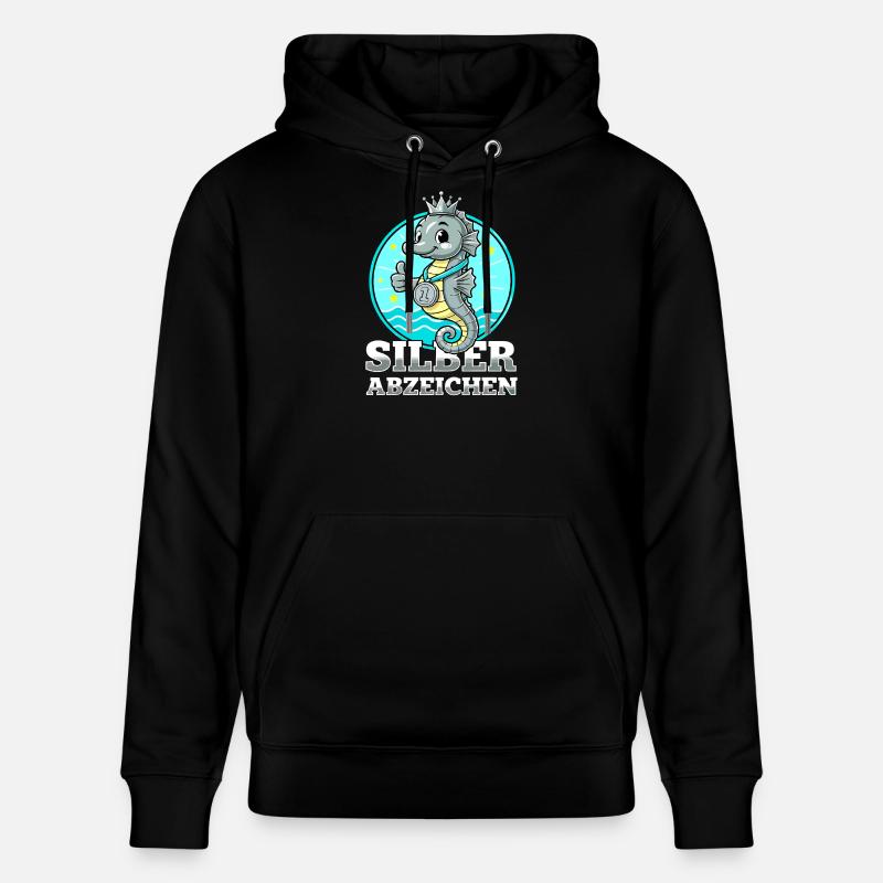 Insigne d’argent Natation Performance réussie - Sweat à capuche bio CRUISER Stanley/Stella Unisexe - noir