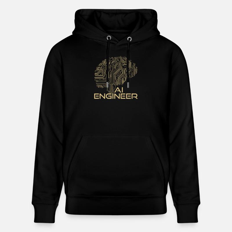 AI Engineer – Artificial Intelligence & Technology - Stanley/Stella CRUISER Unisex Organic Hoodie - black
