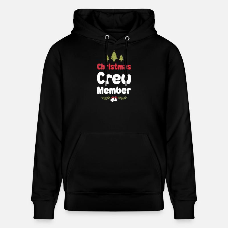 Noël de l’équipage de Weihnachten - Sweat à capuche bio CRUISER Stanley/Stella Unisexe - noir