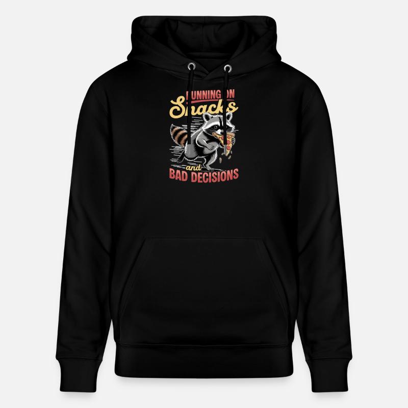 Drôle de raton laveur - Sweat à capuche bio CRUISER Stanley/Stella Unisexe - noir
