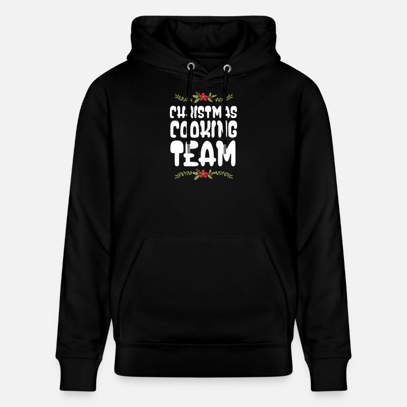 Weihnachts Kochen Backen Team - Stanley/Stella Unisex Bio-Hoodie CRUISER  - Schwarz