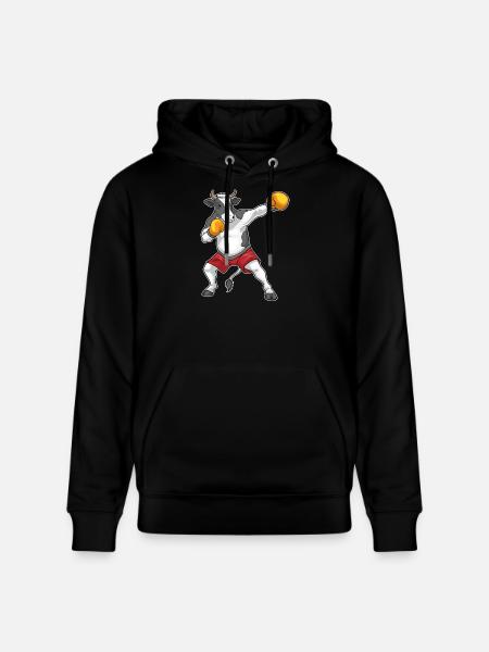 Kuh Boxer Boxhandschuhe Boxen - Stanley/Stella Unisex Bio-Hoodie CRUISER  - Schwarz