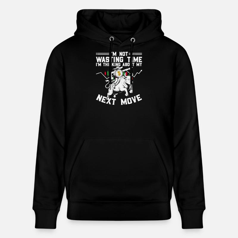 Trading Boursier Crypto Trader Boursier - Sweat à capuche bio CRUISER Stanley/Stella Unisexe - noir