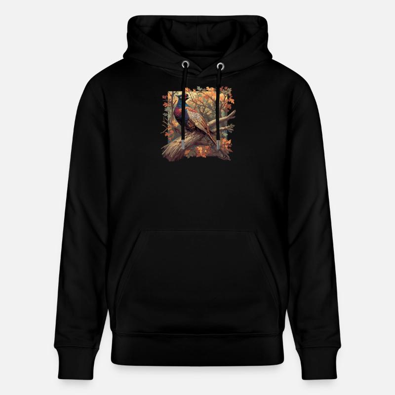 Faisans Faisan - Sweat à capuche bio CRUISER Stanley/Stella Unisexe - noir