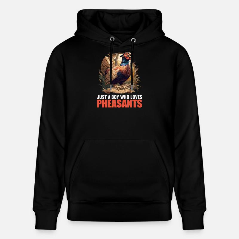 Faisans Faisan - Sweat à capuche bio CRUISER Stanley/Stella Unisexe - noir