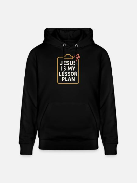 Christian Teacher, Faith-Based - Stanley/Stella CRUISER Unisex Organic Hoodie - black