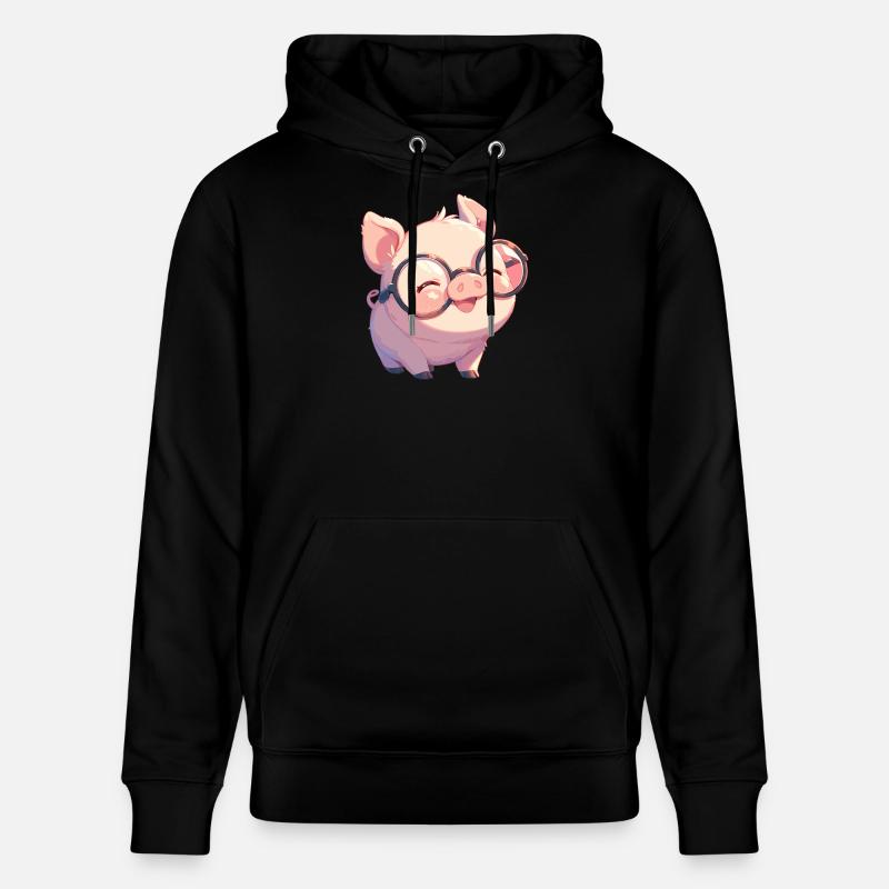 Cochon Cochon - Sweat à capuche bio CRUISER Stanley/Stella Unisexe - noir