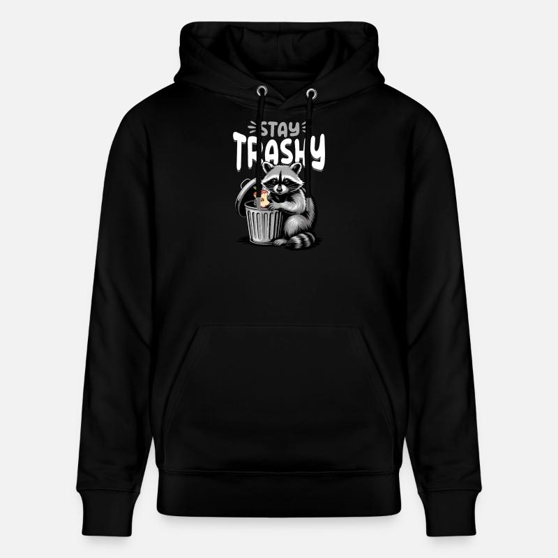 Drôle de raton laveur - Sweat à capuche bio CRUISER Stanley/Stella Unisexe - noir