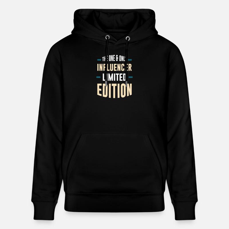 Seul influenceur en édition limitée - Sweat à capuche bio CRUISER Stanley/Stella Unisexe - noir