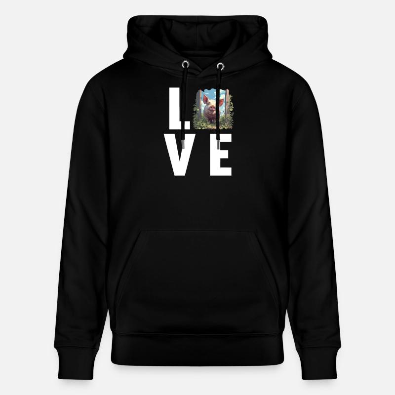 Cochon Cochon - Sweat à capuche bio CRUISER Stanley/Stella Unisexe - noir