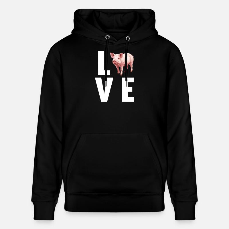 Cochon Cochon - Sweat à capuche bio CRUISER Stanley/Stella Unisexe - noir